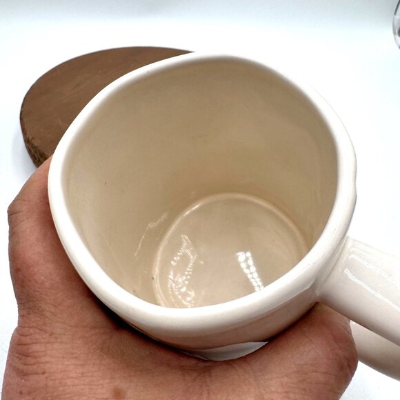 Rae Dunn Cat Mom White Ceramic Coffee Mug With Modern Handwritten Text Design 12 - Picture 5 of 8